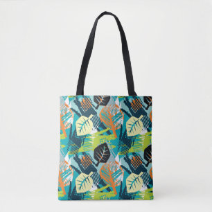 Abstract surface design seamless rough grunge patt tote bag