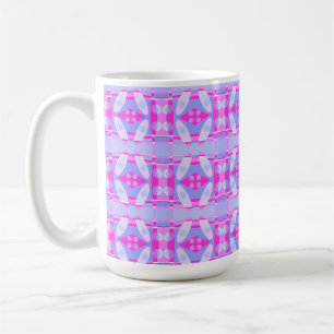 Abstract Surfing Hot Pink Purple Coffee Mug