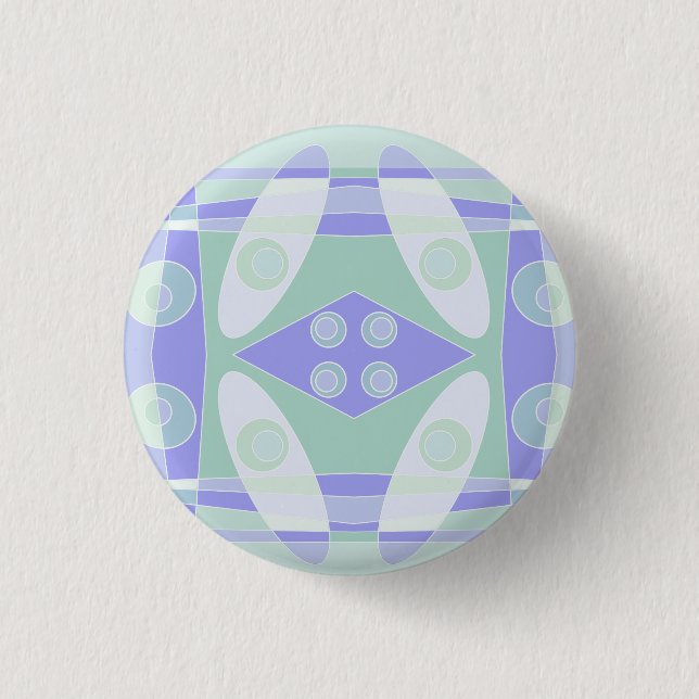 Abstract Surfing Purple Green 3 Cm Round Badge (Front)