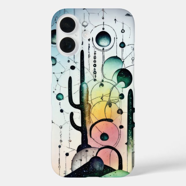 Abstract surreal cactus world cover (Back)