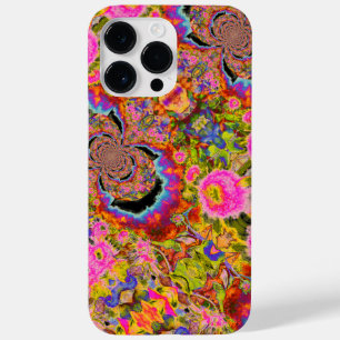Abstract surreal sunflower mandala, funky fun Case-Mate iPhone 14 pro max case