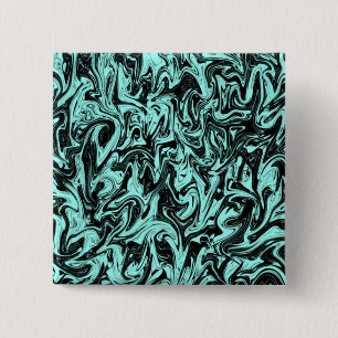 Abstract Swirl 15 Cm Square Badge