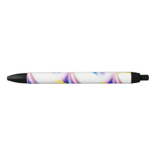 Abstract Swirl 1 Black Ink Pen
