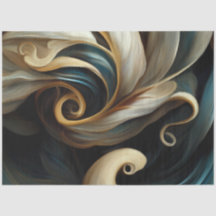 Abstract Swirl 1 Tissue Paper