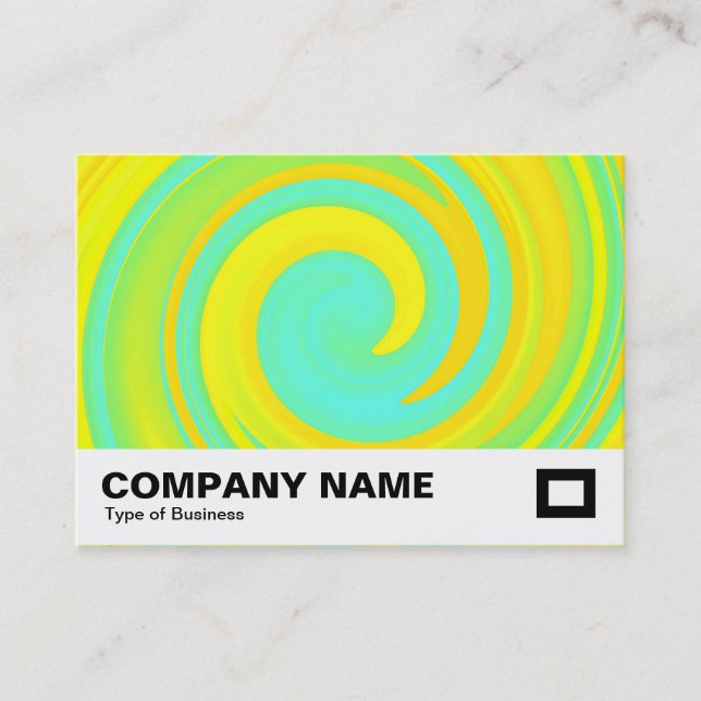 Abstract Swirl 250816 - 01b Business Card (Front)