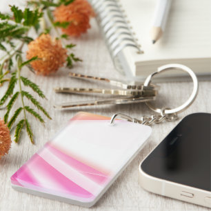Abstract Swirl 3 Key Ring