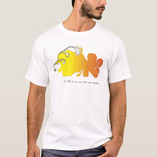 Abstract Swirl Fish – Colourful New Family Member  T-Shirt