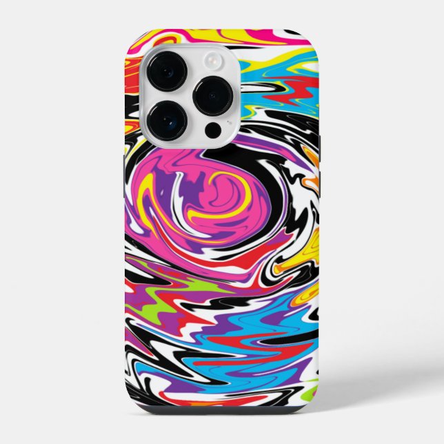 Abstract Swirl iPhone Case (Back)