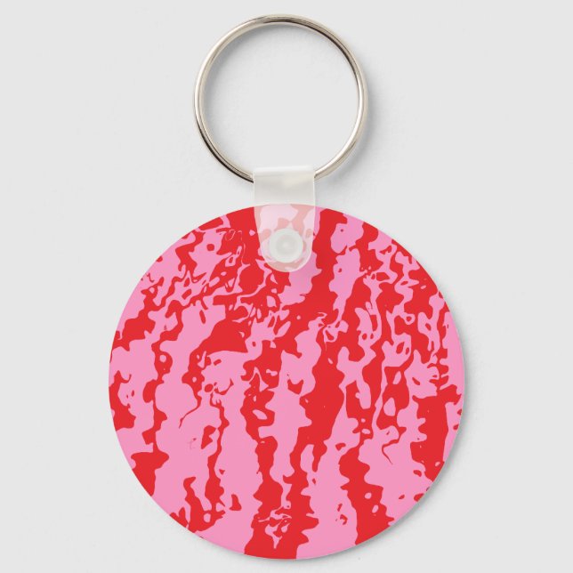Abstract Swirl Key Ring (Front)