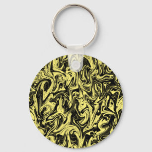 Abstract Swirl Key Ring