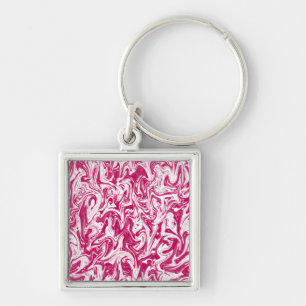 Abstract Swirl Key Ring