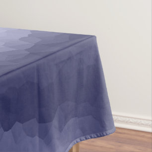 Abstract swirl liquid blue violet navy modern prin tablecloth