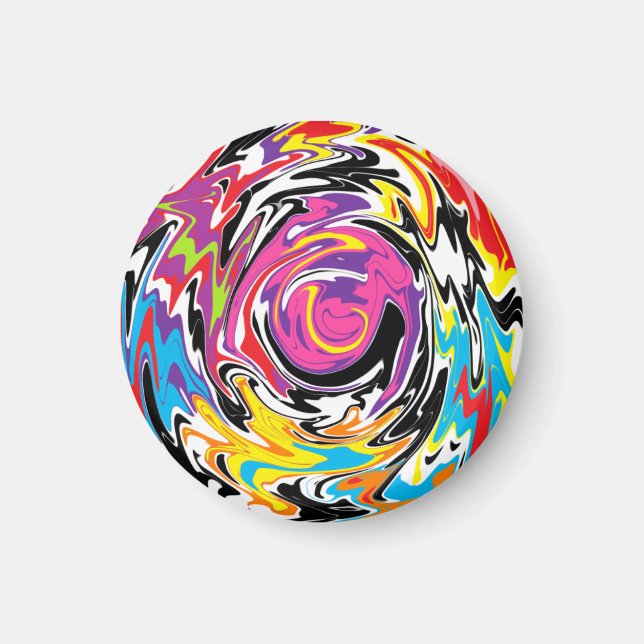 Abstract Swirl Magnet (Front)