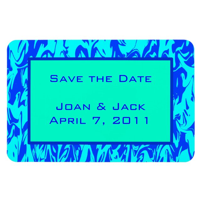 Abstract Swirl Magnet (Horizontal)