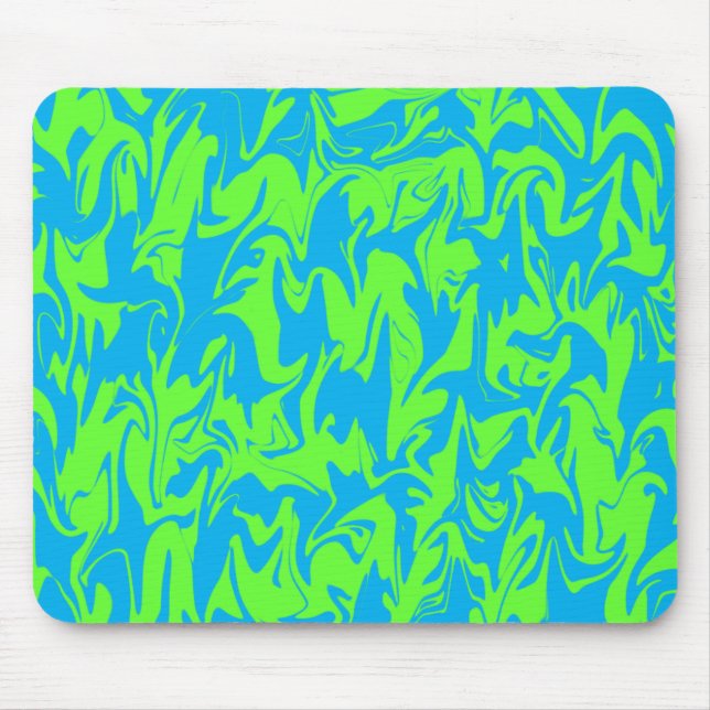 Abstract Swirl Mouse Pad (Front)