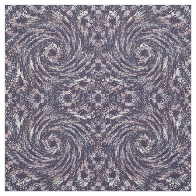 abstract swirl pattern fabric (Swatch)