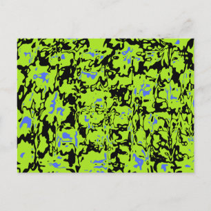 Abstract Swirl Postcard