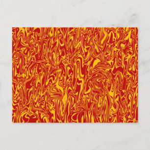 Abstract Swirl Postcard