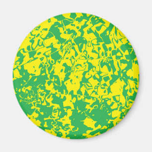 Abstract Swirl Splash Magnet