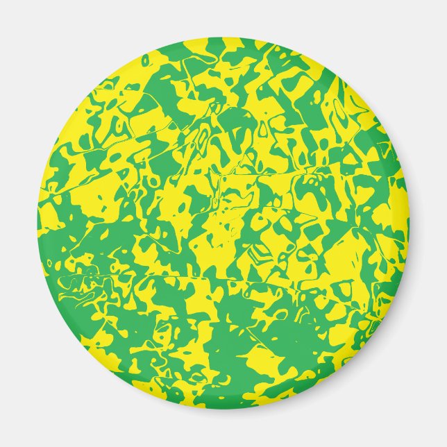 Abstract Swirl Splash Magnet (Front)