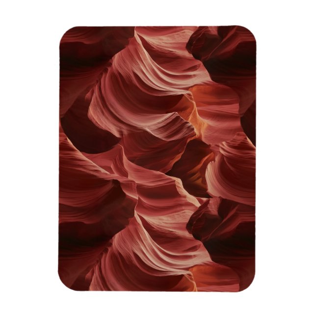 Abstract Swirling Pattern of Antelope Canyon Magnet (Vertical)