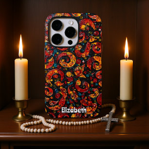 Abstract Swirls and Spirals iPhone 16 Pro Case