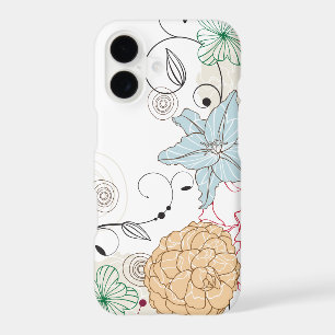 Abstract Swirly Floral