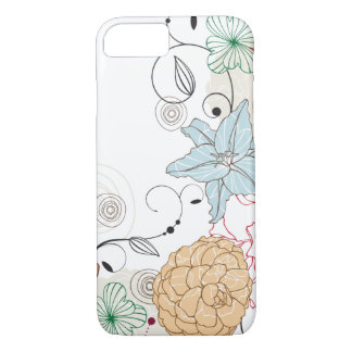 Abstract Swirly Floral iPhone 8/7 Case