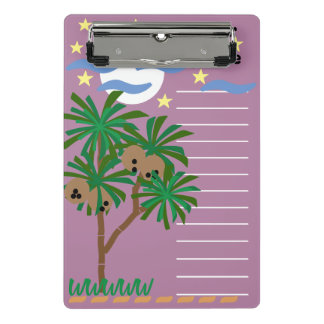 "Abstract Symbols" Stationery Mini Clipboard