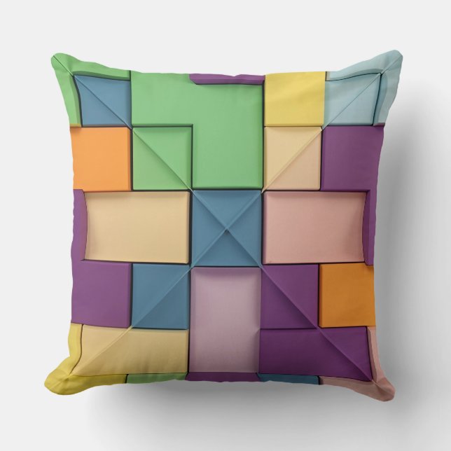 Abstract Symmetrical Design Cushion (Front)