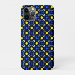 Abstract Symmetrical Geometric Pattern iPhone 11 Pro Case