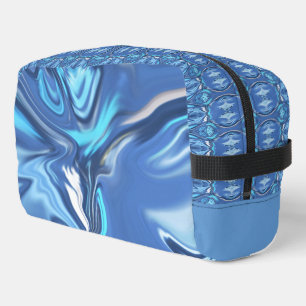 Abstract Symphony in Blue 2 Dopp Kit