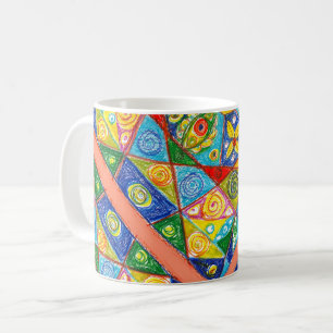 Abstract system coffee mug