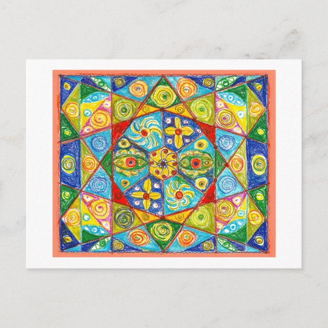 Abstract system postcard (Front)