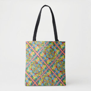 Abstract system tote bag