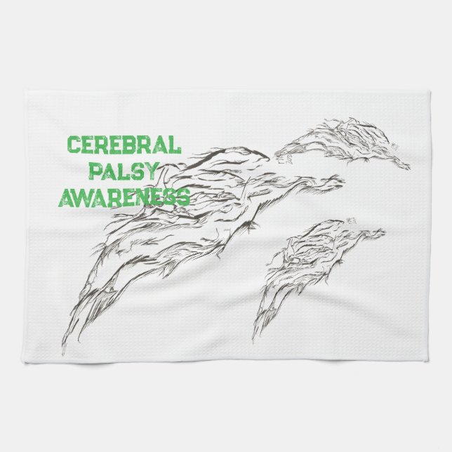 abstract tea towel (Horizontal)