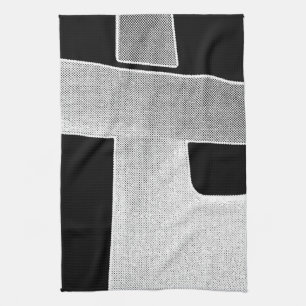 abstract tea towel