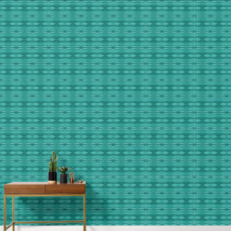 Abstract teal water ripples S-size pattern Wallpaper