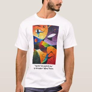 Abstract Tears Runneth Over by Christopher -ORA... T-Shirt
