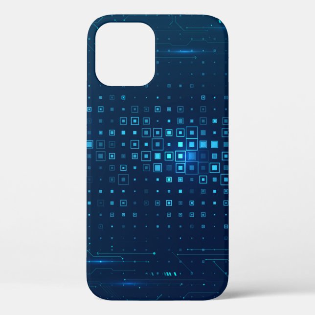 Abstract technology background. Digital innovation Case-Mate iPhone Case (Back)