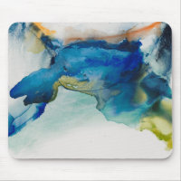 Abstract Terrain - Blue