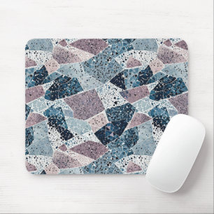 Abstract Terrazzo Design Mouse Pad