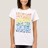 Abstract Terrazzo Mosaic Colourful Rainbow Pattern