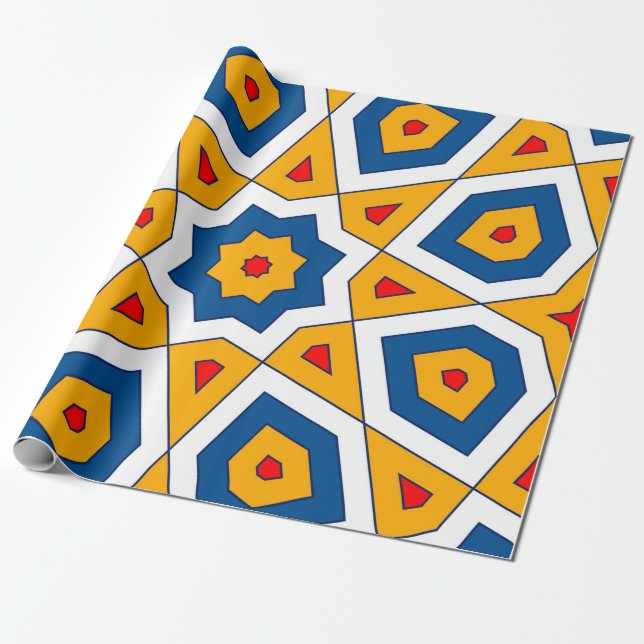 Abstract textile pattern. Background. Wallpaper. C Wrapping Paper (Unrolled)