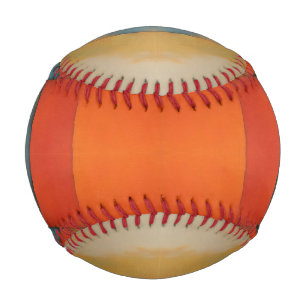 Abstract Textural Art: Nature concept art colours Baseball