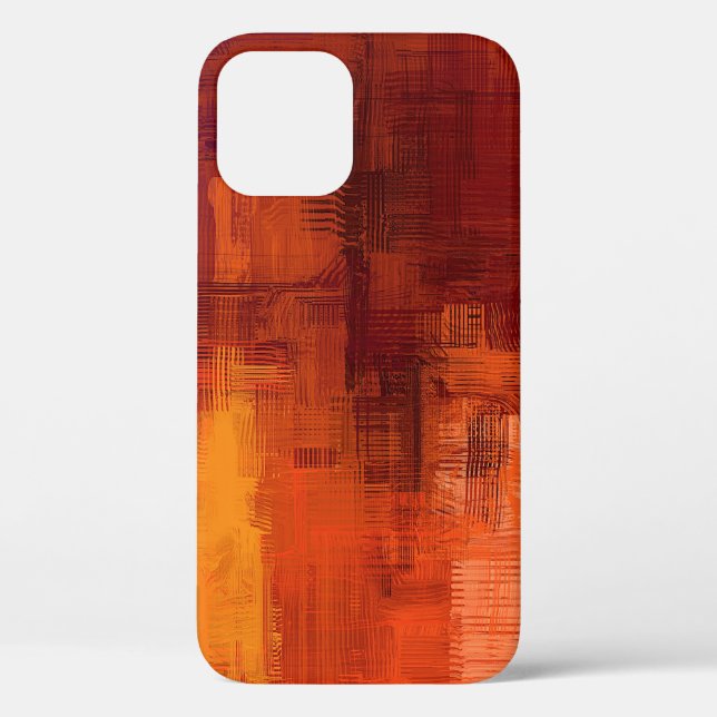 Abstract texture. 2d illustration. Expressive hand Case-Mate iPhone Case (Back)