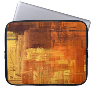 Abstract texture. 2d illustration. Expressive hand Laptop Sleeve