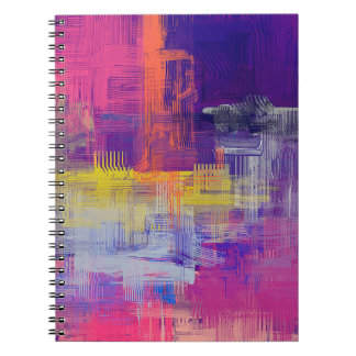 Abstract texture. 2d illustration. Expressive hand Notebook