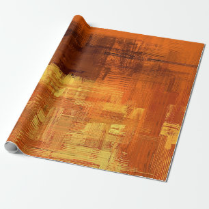 Abstract texture. 2d illustration. Expressive hand Wrapping Paper