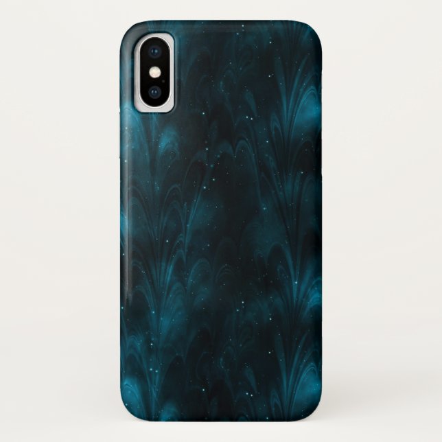 Abstract Texture Blue Nebula Case-Mate iPhone Case (Back)